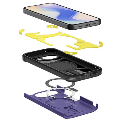 Coque MagSafe pour Google Pixel 10a, Spigen, Tough Armor, Violet ACS11281