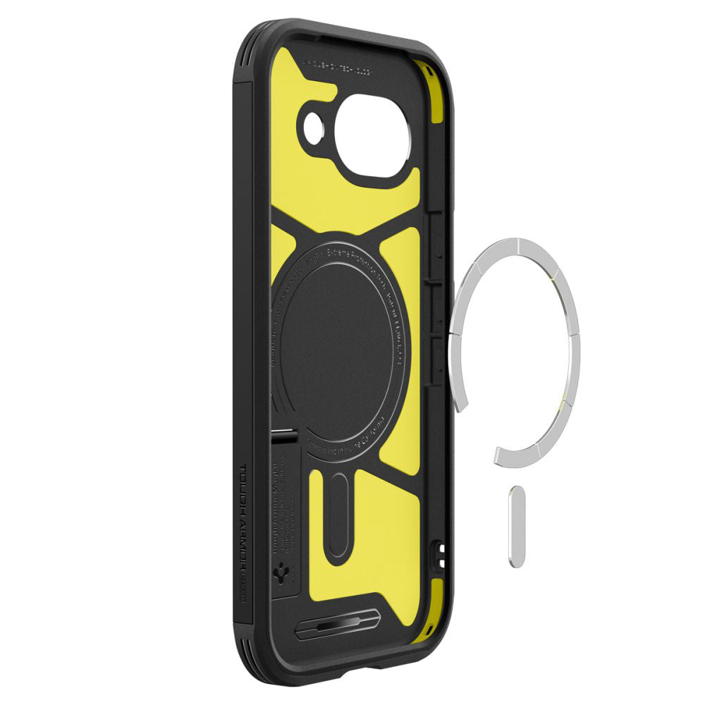 MagSafe Hülle für Google Pixel 10a, Spigen, Tough Armor, Schwarz ACS11280