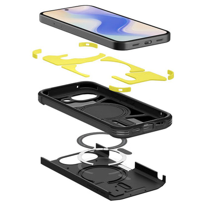 MagSafe Hülle für Google Pixel 10a, Spigen, Tough Armor, Schwarz ACS11280