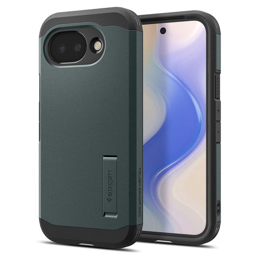 MagSafe Case for Google Pixel 10a, Spigen, Tough Armor, Green ACS11282