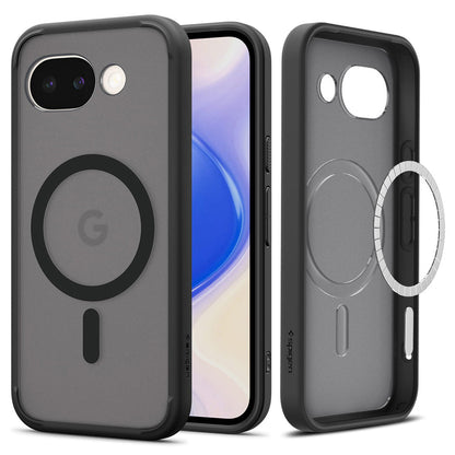 MagSafe Hülle für Google Pixel 10a, Spigen, Ultra Hybrid, Satinschwarz ACS11278
