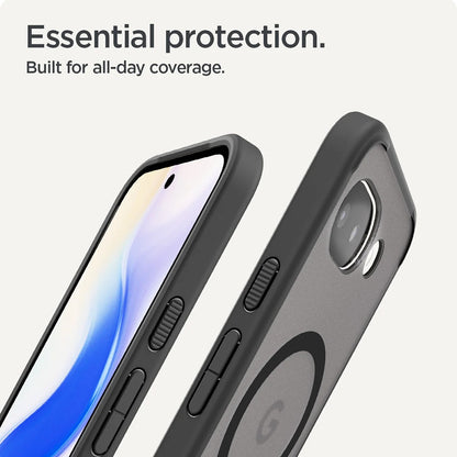 MagSafe Hülle für Google Pixel 10a, Spigen, Ultra Hybrid, Satinschwarz ACS11278