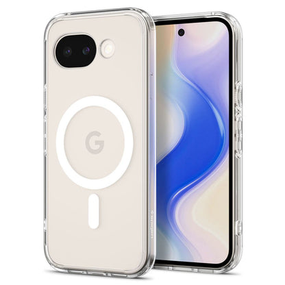 Coque MagSafe pour Google Pixel 10a, Spigen, Ultra Hybrid, Transparente Blanche ACS11276