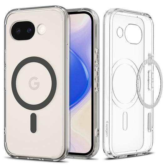 MagSafe Case for Google Pixel 10a, Spigen, Ultra Hybrid, Transparent Gray ACS11277
