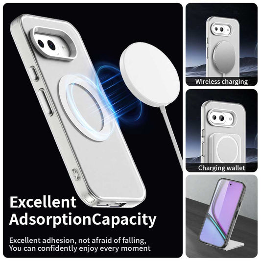 Coque MagSafe pour Google Pixel 10a, Techsuit, CandyCase, Blanche