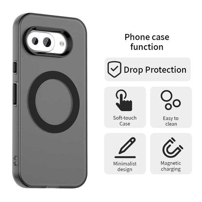 MagSafe-Hülle für Google Pixel 10a, Techsuit, CandyCase, Schwarz