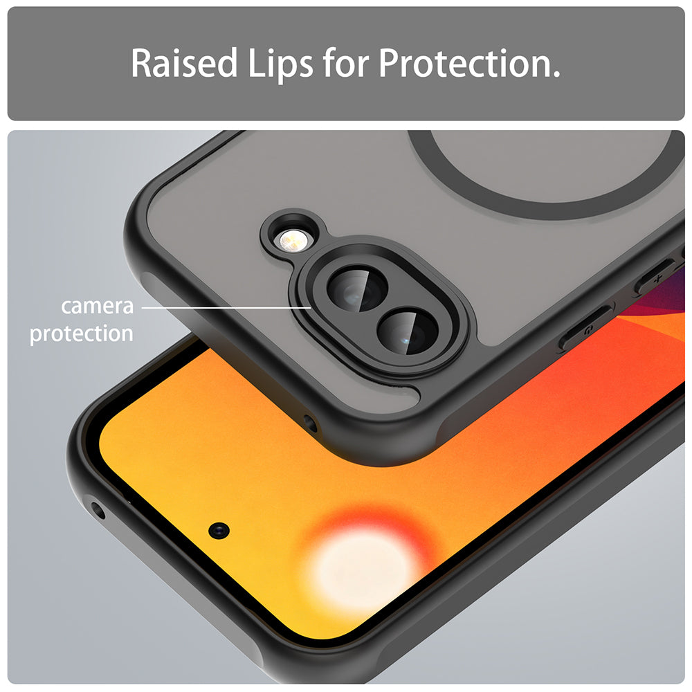 MagSafe Hülle für Google Pixel 10a, Techsuit, HaloFrost II, Schwarz