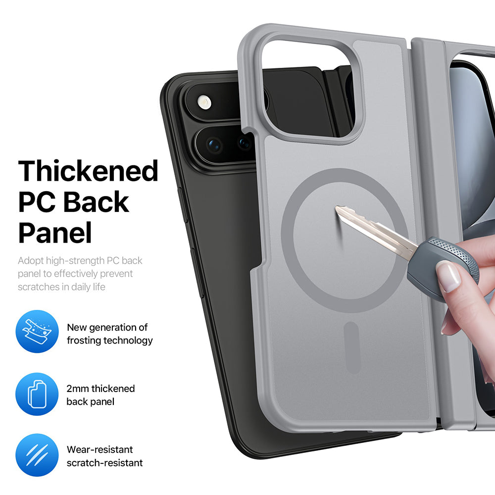MagSafe-Hülle für Google Pixel 11 Pro Fold, DUX DUCIS, Yind, Hellrosa