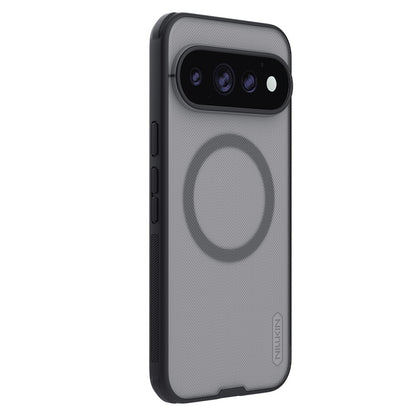 Coque MagSafe pour Google Pixel 11 Pro, Nillkin, Super Shield Pro, noire transparente satinée