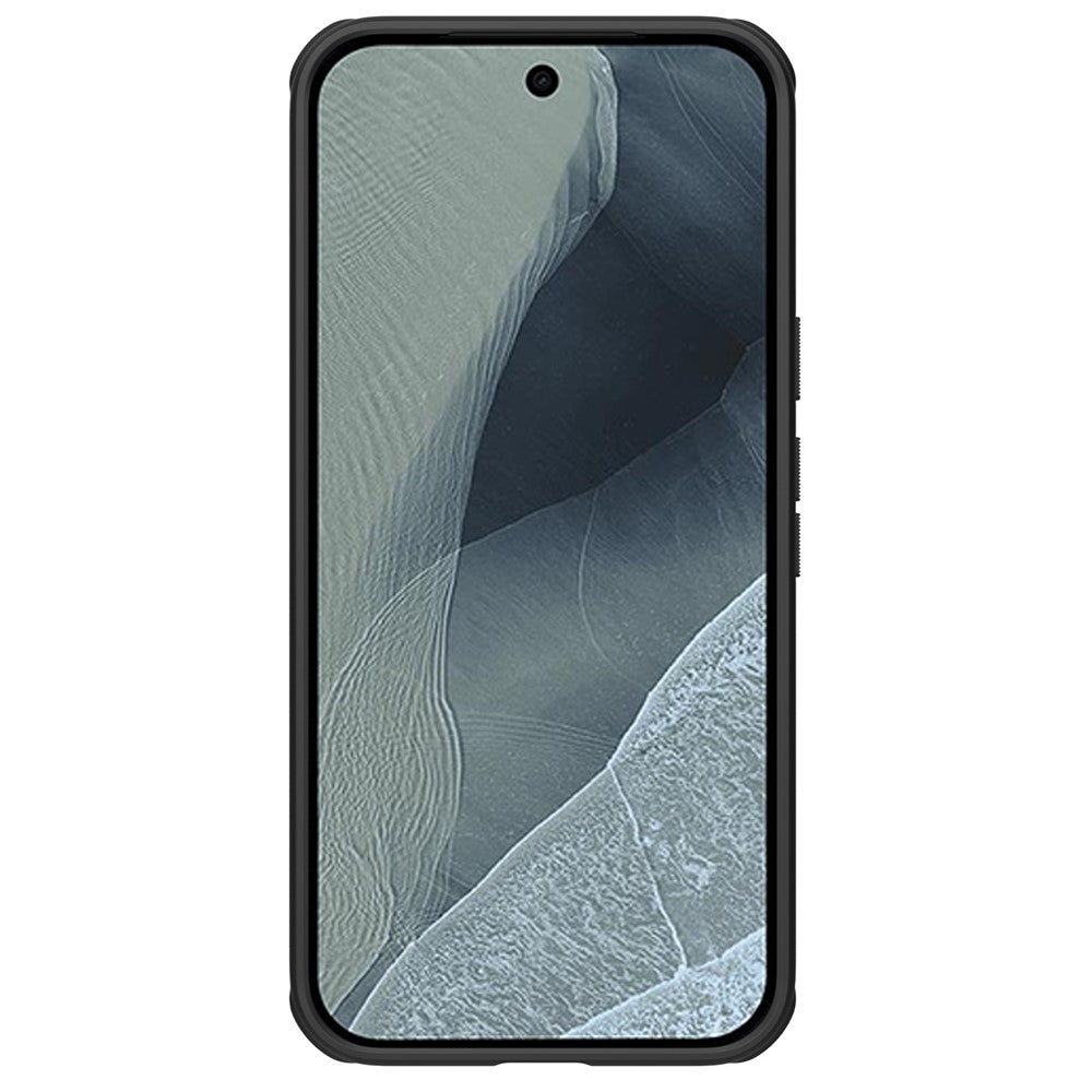 Coque MagSafe pour Google Pixel 11 Pro, Nillkin, Super Shield Pro, noire transparente satinée