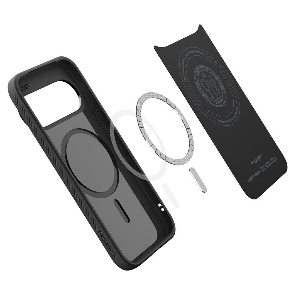 Coque MagSafe pour Google Pixel 11 Pro, Spigen, Liquid Air, Noir Mat ACS11429