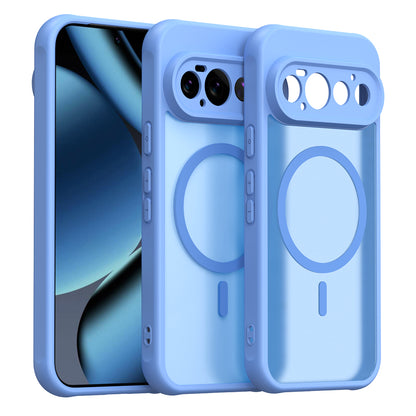 Coque MagSafe pour Google Pixel 11 Pro, Techsuit, HaloFrost II, Bleue