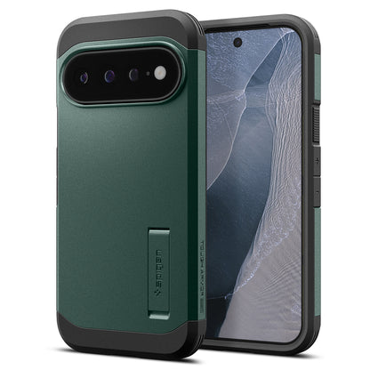 Coque MagSafe pour Google Pixel 11 Pro XL, Spigen, Tough Armor, Vert ACS11864
