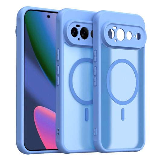 Coque MagSafe pour Google Pixel 11 Pro XL, Techsuit, HaloFrost II, Bleue