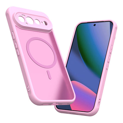Coque MagSafe pour Google Pixel 11 Pro XL, Techsuit, HaloFrost II, Rose