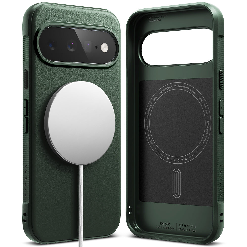MagSafe-Hülle für Google Pixel 11, Ringke, Onyx, Dunkelgrün