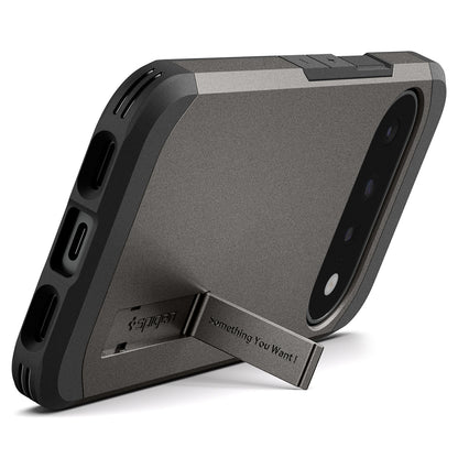 Coque MagSafe pour Google Pixel 11, Spigen, Tough Armor, Gris ACS11855
