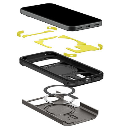 Coque MagSafe pour Google Pixel 11, Spigen, Tough Armor, Gris ACS11855