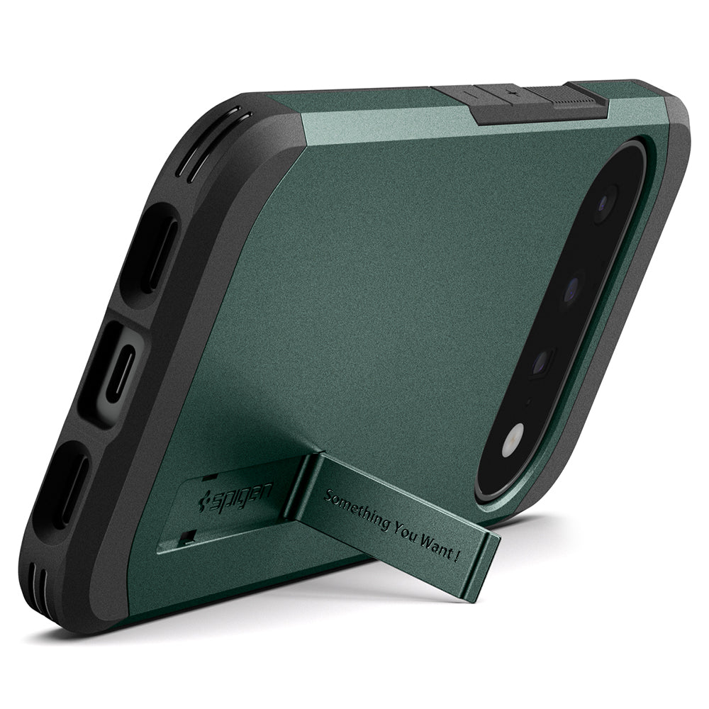 MagSafe-Hülle für Google Pixel 11, Spigen, Tough Armor, Grün ACS11854