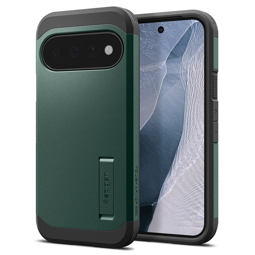 MagSafe-Hülle für Google Pixel 11, Spigen, Tough Armor, Grün ACS11854