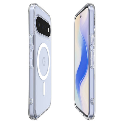 MagSafe-Hülle für Google Pixel 11, Spigen, Ultra Hybrid, Transparent Weiß ACS11441