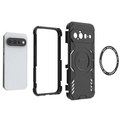 Coque MagSafe pour Google Pixel 11, Techsuit, ArmorMag, bleue