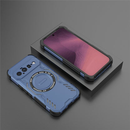Coque MagSafe pour Google Pixel 11, Techsuit, ArmorMag, bleue