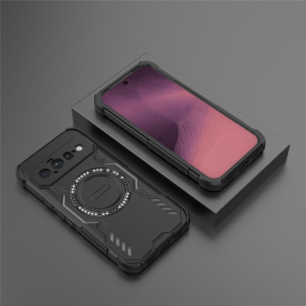 Coque MagSafe pour Google Pixel 11, Techsuit, ArmorMag, noire