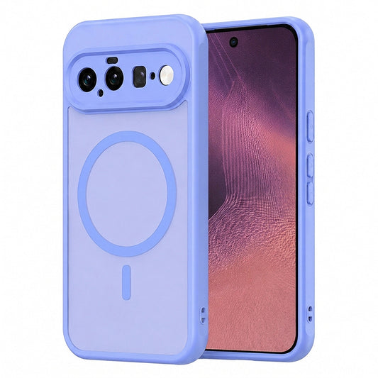 Coque MagSafe pour Google Pixel 11, Techsuit, HaloFrost II, Bleue