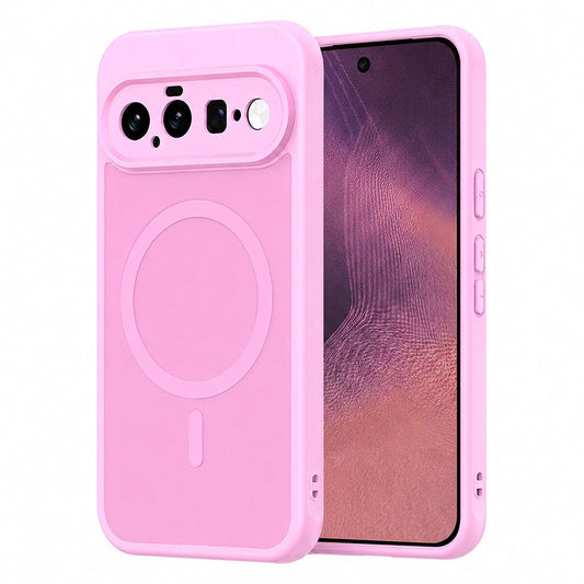 Coque MagSafe pour Google Pixel 11, Techsuit, HaloFrost II, Rose