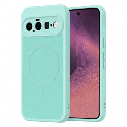 Coque MagSafe pour Google Pixel 11, Techsuit, HaloFrost II, Vert Clair