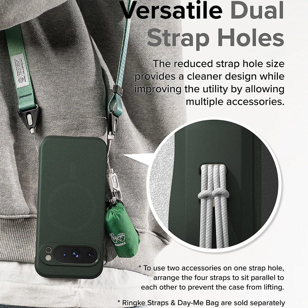 Coque MagSafe pour Google Pixel 9 Pro, Ringke, Onyx, Vert Foncé