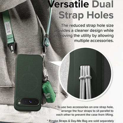 Coque MagSafe pour Google Pixel 9 Pro, Ringke, Onyx, Vert Foncé