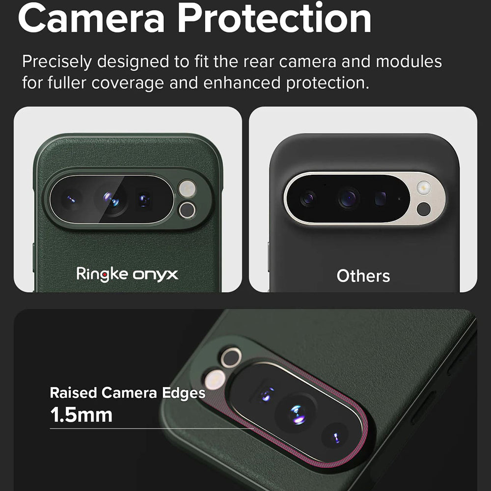 Coque MagSafe pour Google Pixel 9 Pro, Ringke, Onyx, Vert Foncé