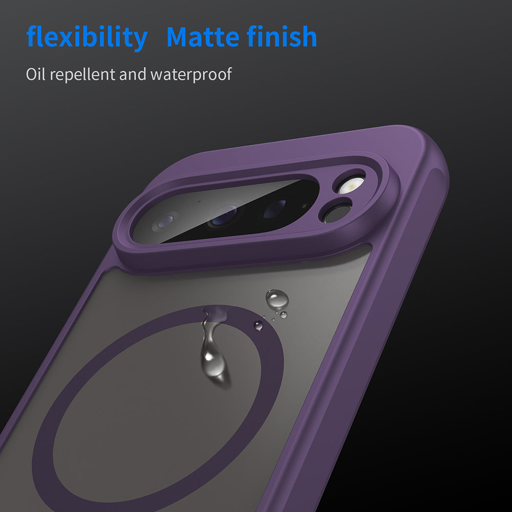 Coque MagSafe pour Google Pixel 9 Pro, Techsuit, HaloFrost II, Violet