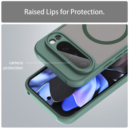 MagSafe-Hülle für Google Pixel 9 Pro, Techsuit, HaloFrost II, Grün