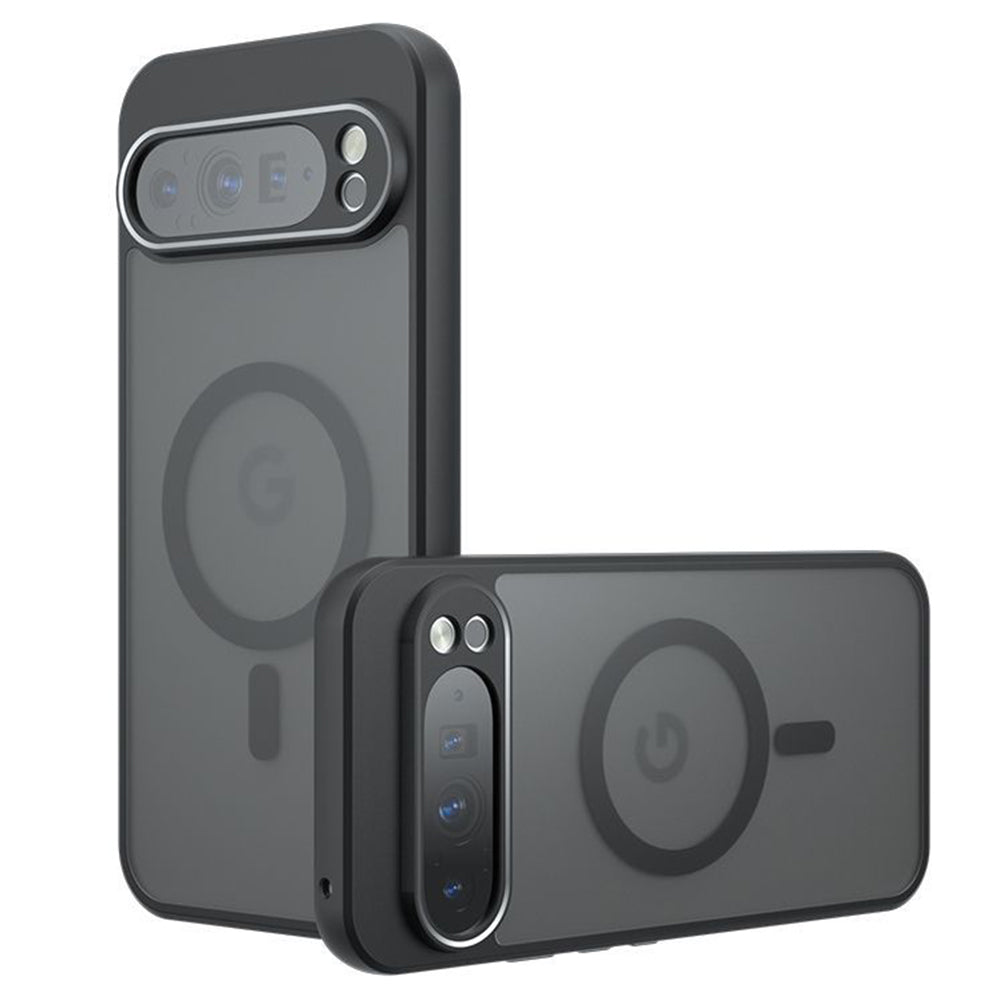 MagSafe-Hülle für Google Pixel 9 Pro XL, Techsuit, PureFrost, Satin Schwarz
