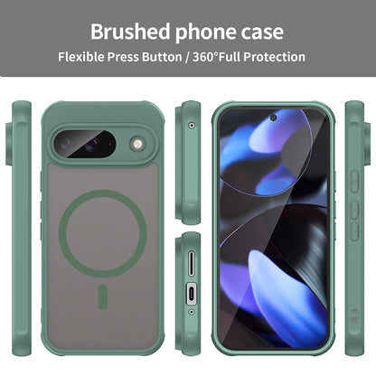 Coque MagSafe pour Google Pixel 9, Techsuit, HaloFrost II, Vert