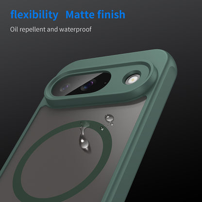 Coque MagSafe pour Google Pixel 9, Techsuit, HaloFrost II, Vert