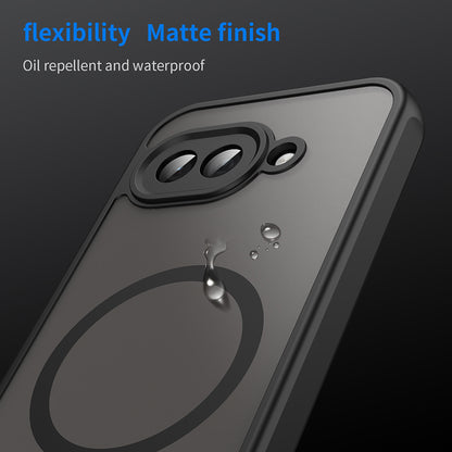 MagSafe-Hülle für Google Pixel 9a, Techsuit, HaloFrost II, Schwarz