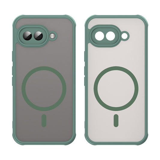 MagSafe-Hülle für Google Pixel 9a, Techsuit, HaloFrost II, Grün