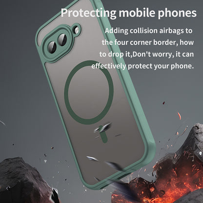 MagSafe-Hülle für Google Pixel 9a, Techsuit, HaloFrost II, Grün
