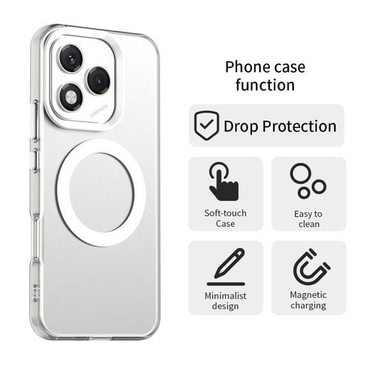 Coque MagSafe pour Honor 400 Lite, Techsuit, CandyCase, Blanche