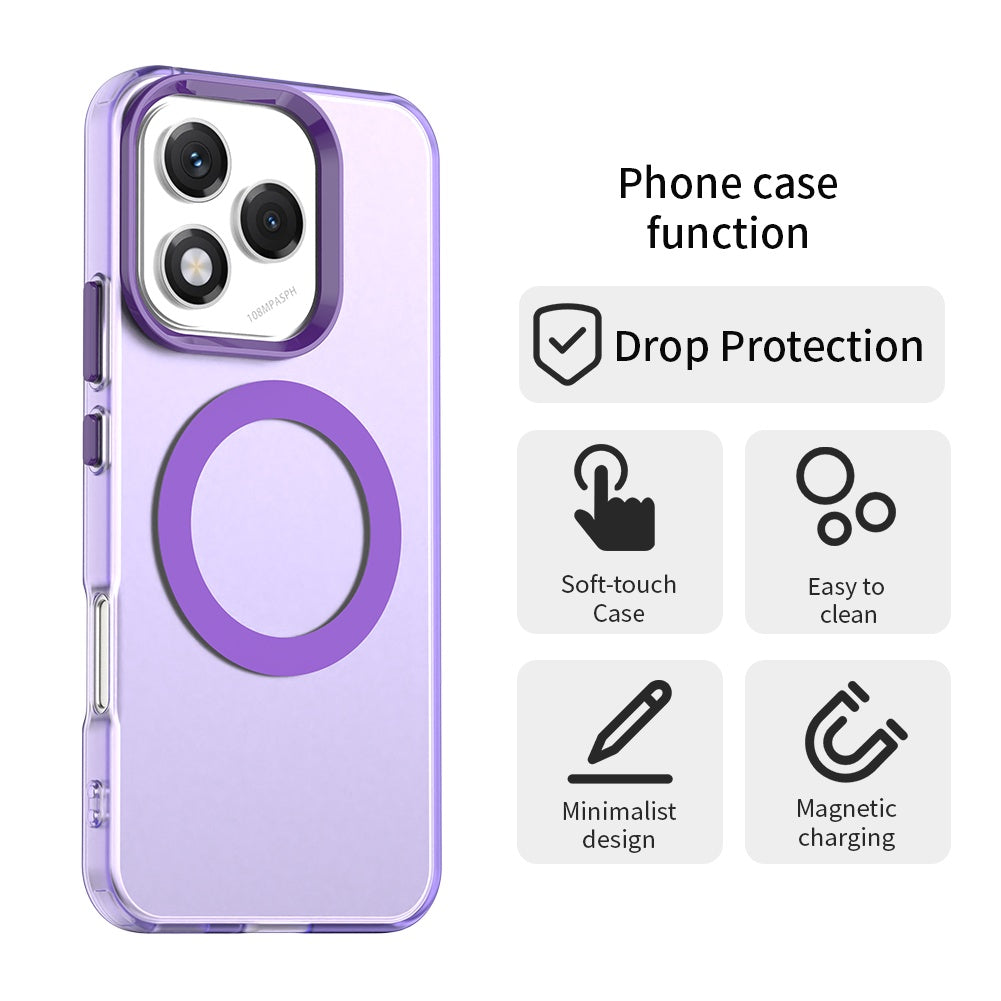 MagSafe-Hülle für Honor 400 Lite, Techsuit, CandyCase, Lila