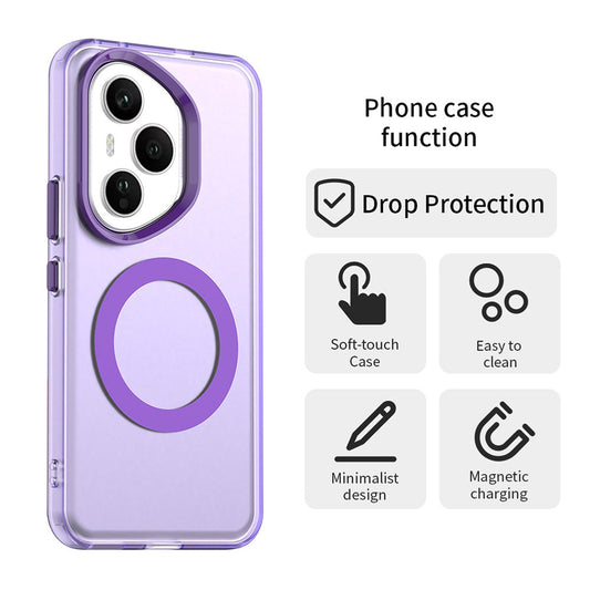 MagSafe Case for Honor 400 Pro, Techsuit, CandyCase, Purple