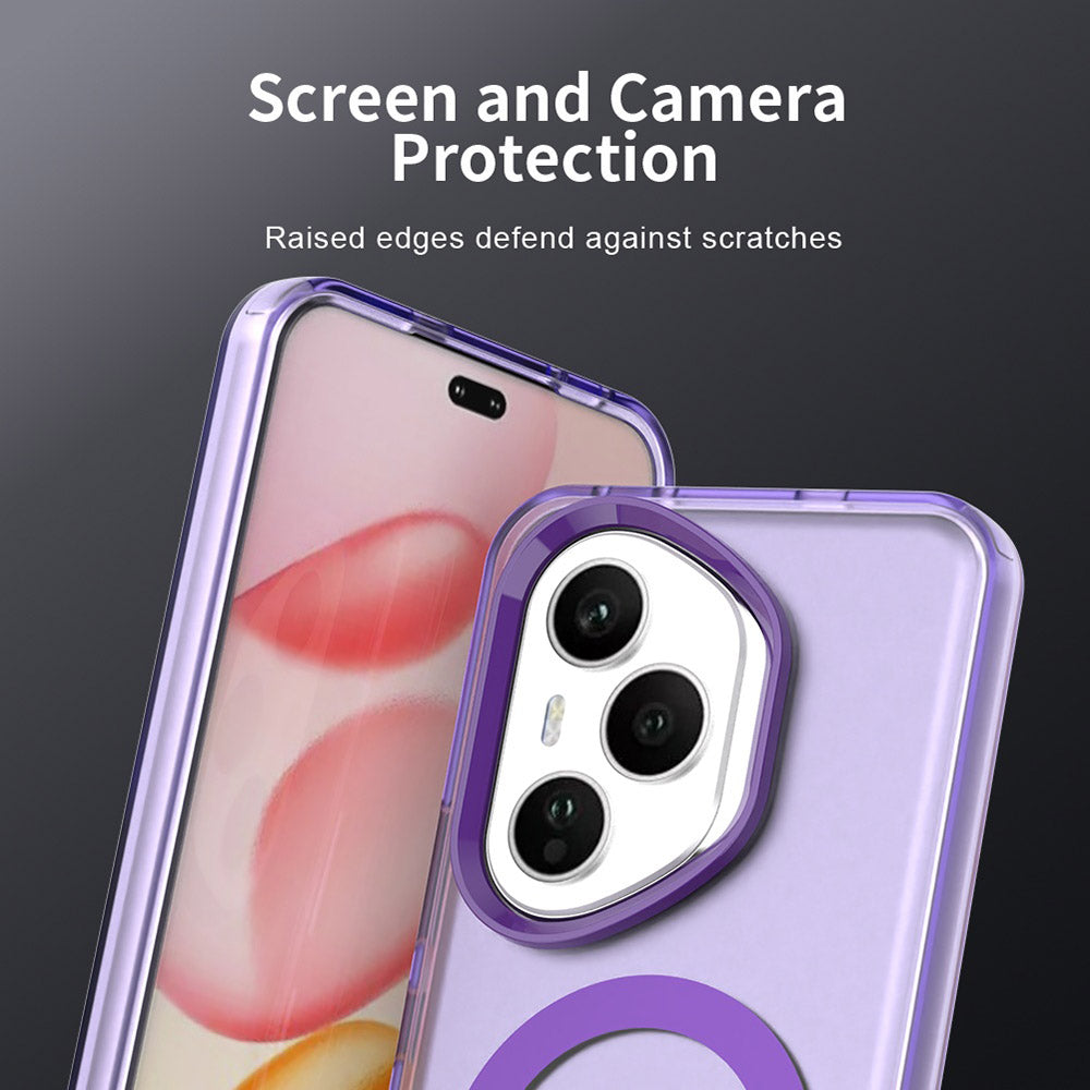 Coque MagSafe pour Honor 400 Pro, Techsuit, CandyCase, Violet