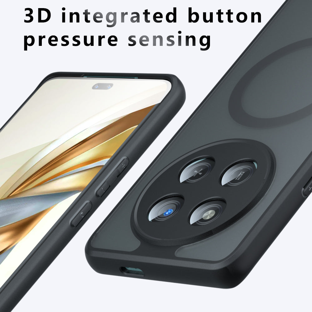 MagSafe-Hülle für Honor 400 Pro, Techsuit, PureFrost, Satin Schwarz