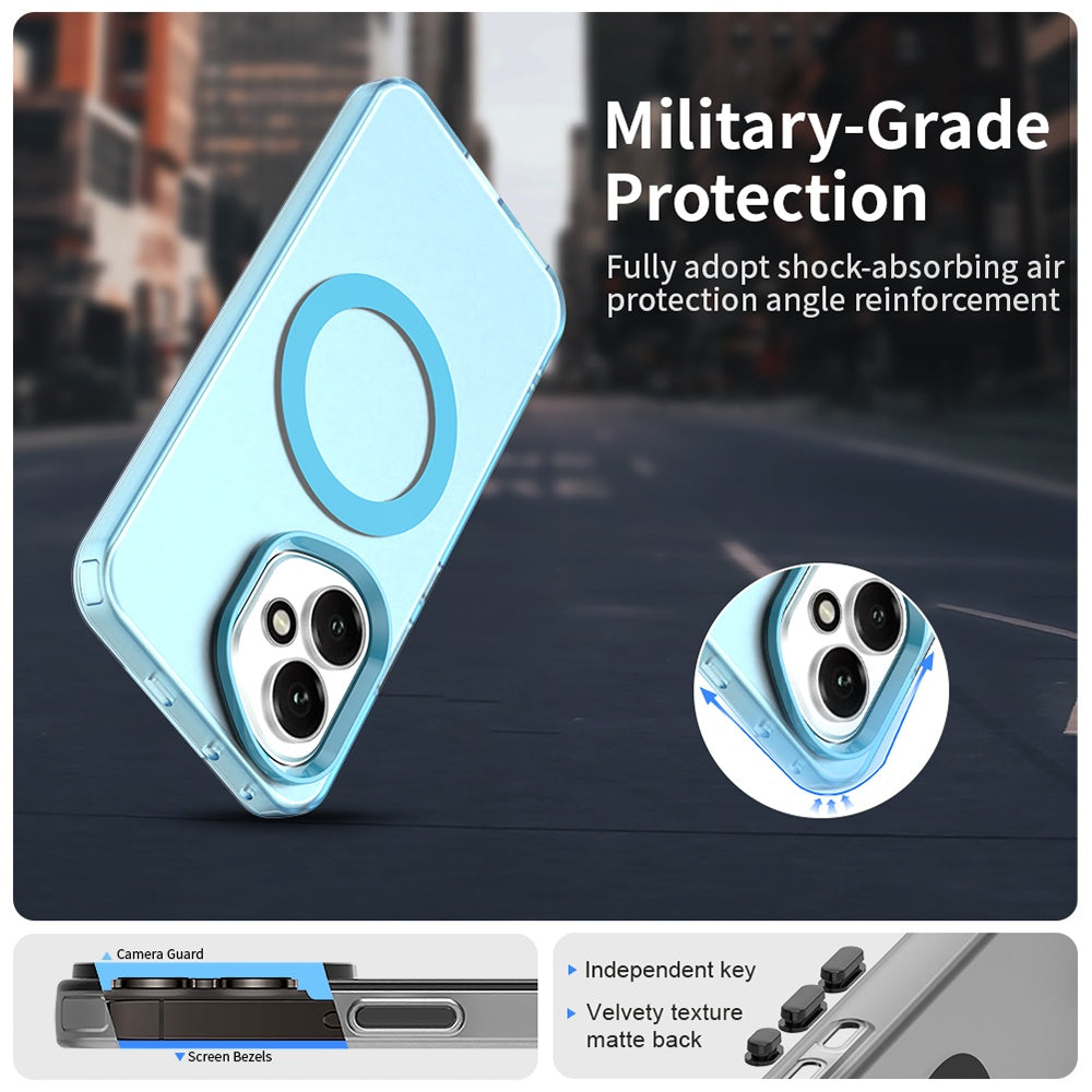 MagSafe Case for Honor 400, Techsuit, CandyCase, Blue