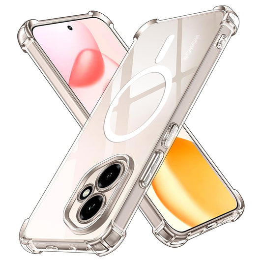 Coque MagSafe pour Honor 400, Techsuit, Antichoc, Transparente