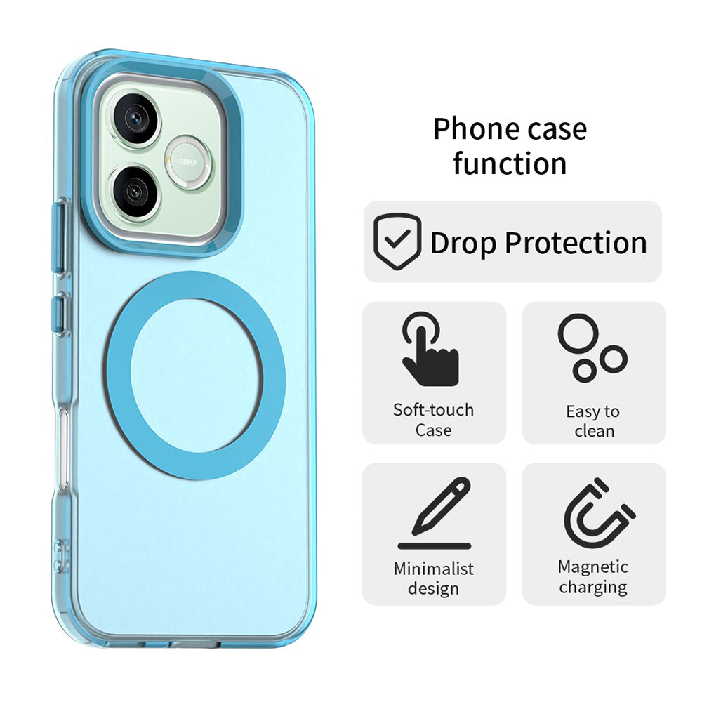 MagSafe-Hülle für Honor 600 Lite, Techsuit, CandyCase, Blau